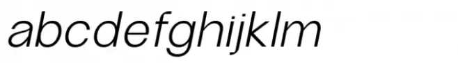 Faffin Sans Light Italic