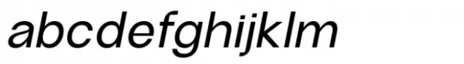 Faffin Sans Regular Italic