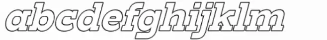 Faizer Italic Outline