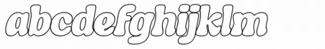 Fanchy Italic Outline
