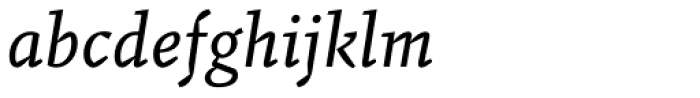 Fazeta Caption Italic