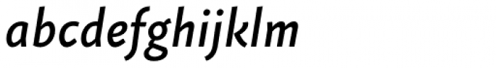 Fazeta Sans Medium Italic
