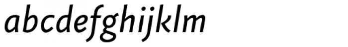 Fazeta Sans Regular Italic