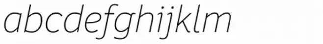 Felbridge Pro Thin Italic