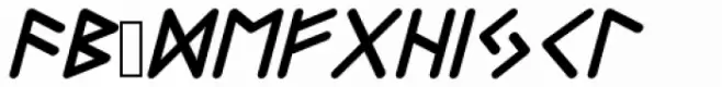 Felt-Tip Futhark Bold Oblique