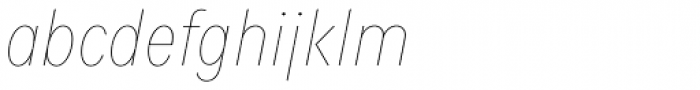 Fenomen Sans CN Hairline Italic
