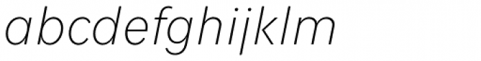 Fenomen Sans SCN Thin Italic