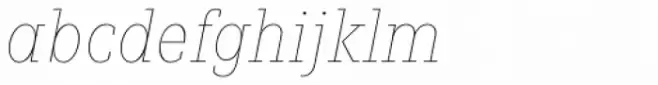 Fenomen Slab CN Hairline Italic