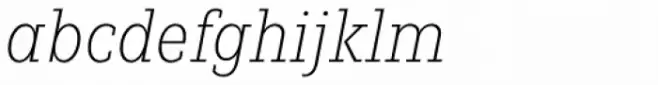 Fenomen Slab CN Thin Italic