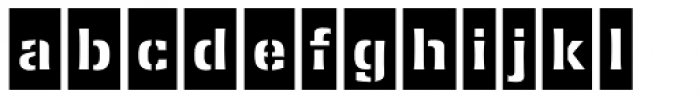 Ferro Stencil EF Bold Negative