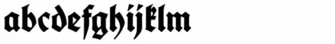 Fette Deutsche Schrift