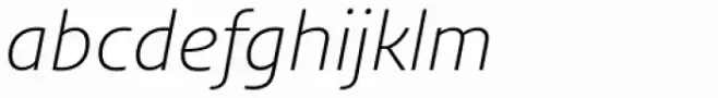 FF Aad Pro Light Italic
