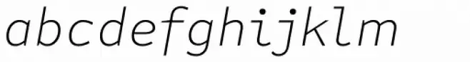 FF Attribute Text Extra Light Italic