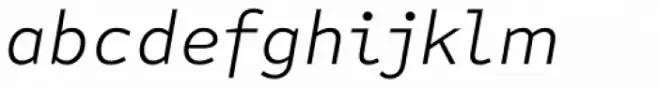 FF Attribute Text Light Italic