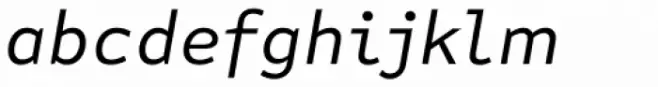 FF Attribute Text Regular Italic