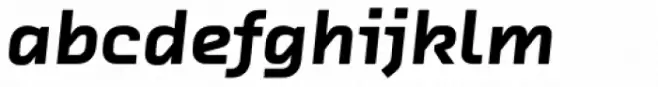 FF Chambers Sans OT Black Italic