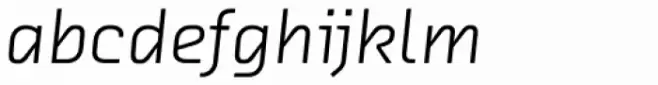 FF Chambers Sans OT Italic
