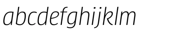 FF Clan Narrow Italic