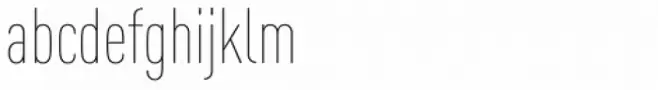 FF DIN Arabic Condensed Thin