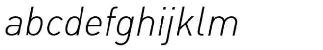 FF DIN Light Italic