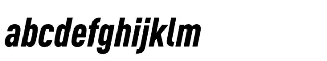 FF DIN Paneuropean Condensed Black Italic