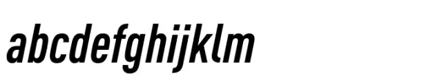 FF DIN Paneuropean Condensed Bold Italic