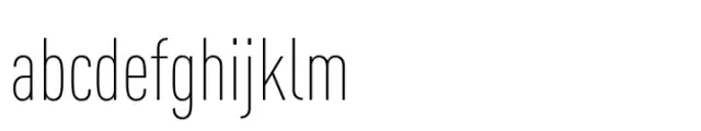 FF DIN Paneuropean Condensed ExtraLight