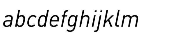 FF DIN Paneuropean Italic