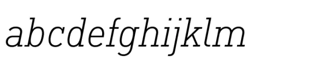 FF DIN Slab Light Italic