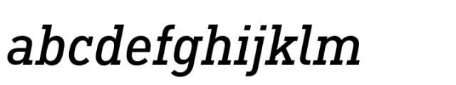 FF DIN Slab Medium Italic