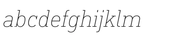 FF DIN Slab Thin Italic