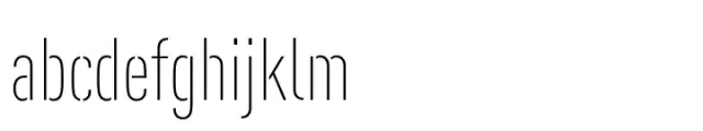 FF DIN Stencil Condensed ExtraLight