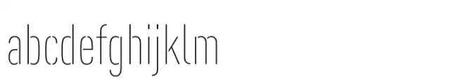 FF DIN Stencil Condensed Thin