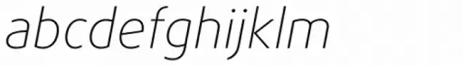 FF Daxline Pro Thin Italic