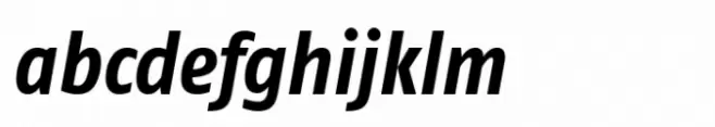 FF Fago Condensed Bold Italic