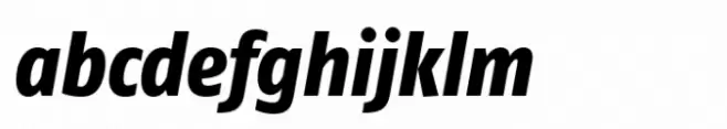 FF Fago Condensed ExtraBold Italic