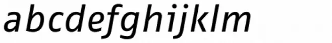 FF Fago Correspondence Sans Pro Italic