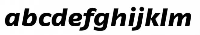 FF Fago Extended ExtraBold Italic