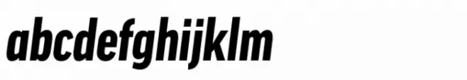 FF Good Condensed Black Italic
