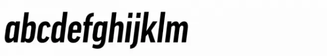 FF Good Condensed Bold Italic