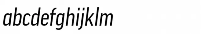 FF Good Condensed News Italic