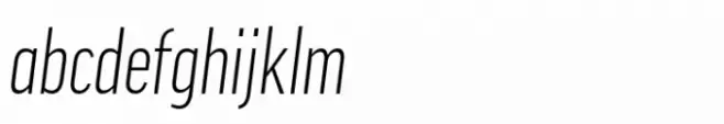 FF Good Extra Condensed Light Italic