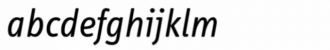 FF Info Display Regular Italic