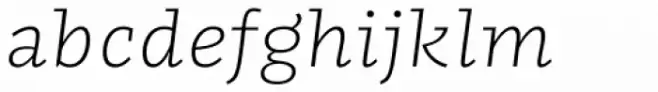 FF Kaytek Slab Light Italic