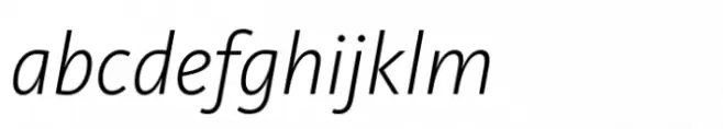 FF Kievit Light Italic