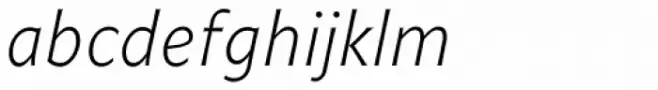 FF Legato OT Light Italic