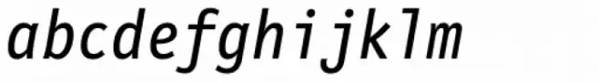 FF Letter Gothic Mono OT Italic