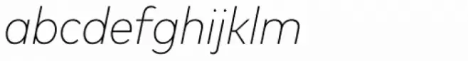 FF Mark OT Narrow Extlight Italic