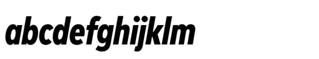 FF Mark Paneuropean Condensed Heavy Italic