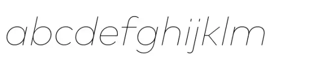 FF Mark Paneuropean Thin Italic